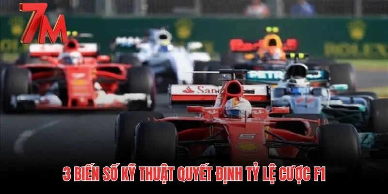 Ba biến số kỹ thuật chi phối tỷ lệ cá cược đua f1